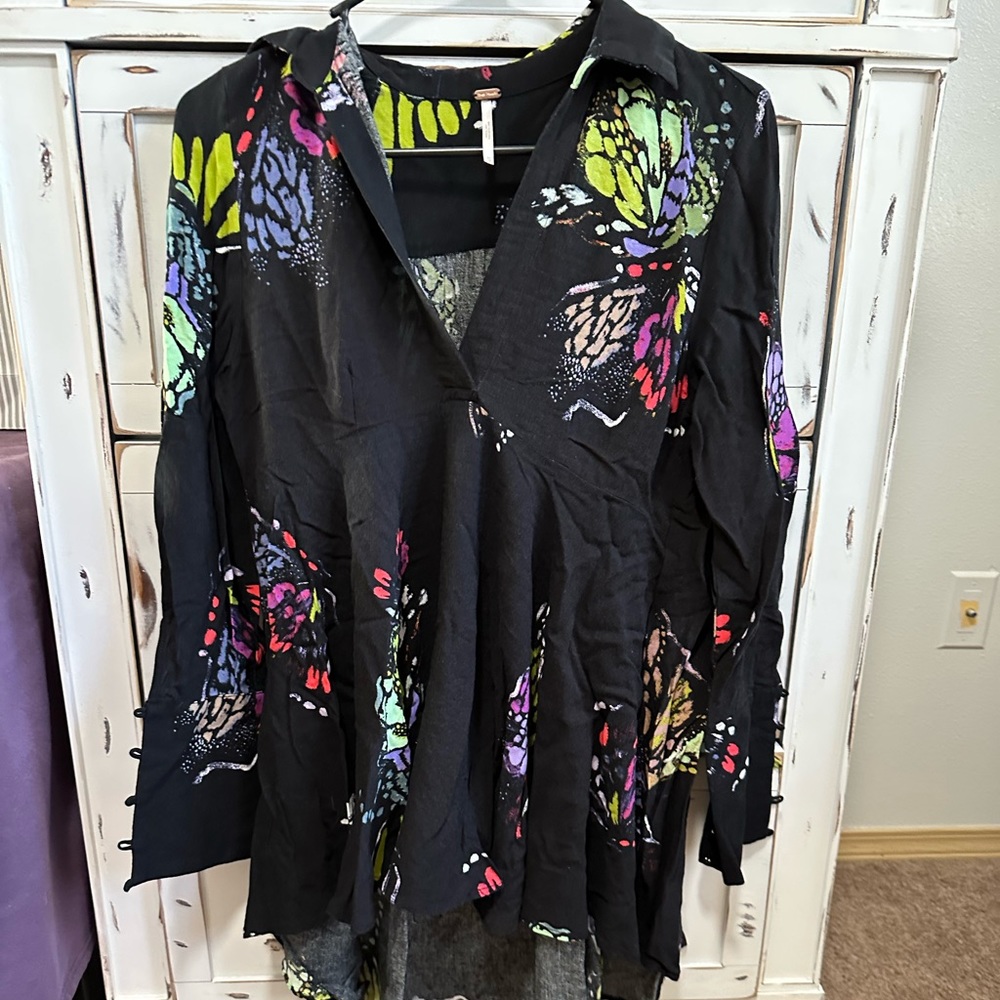 Free People butterfly top